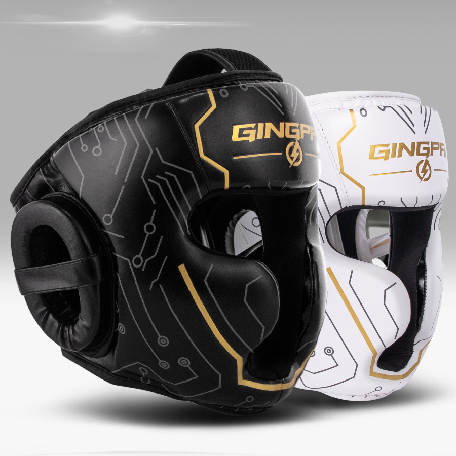 Sports Equipment For Kids - Helm Tinju Pu Tertutup Penuh Anak-anak