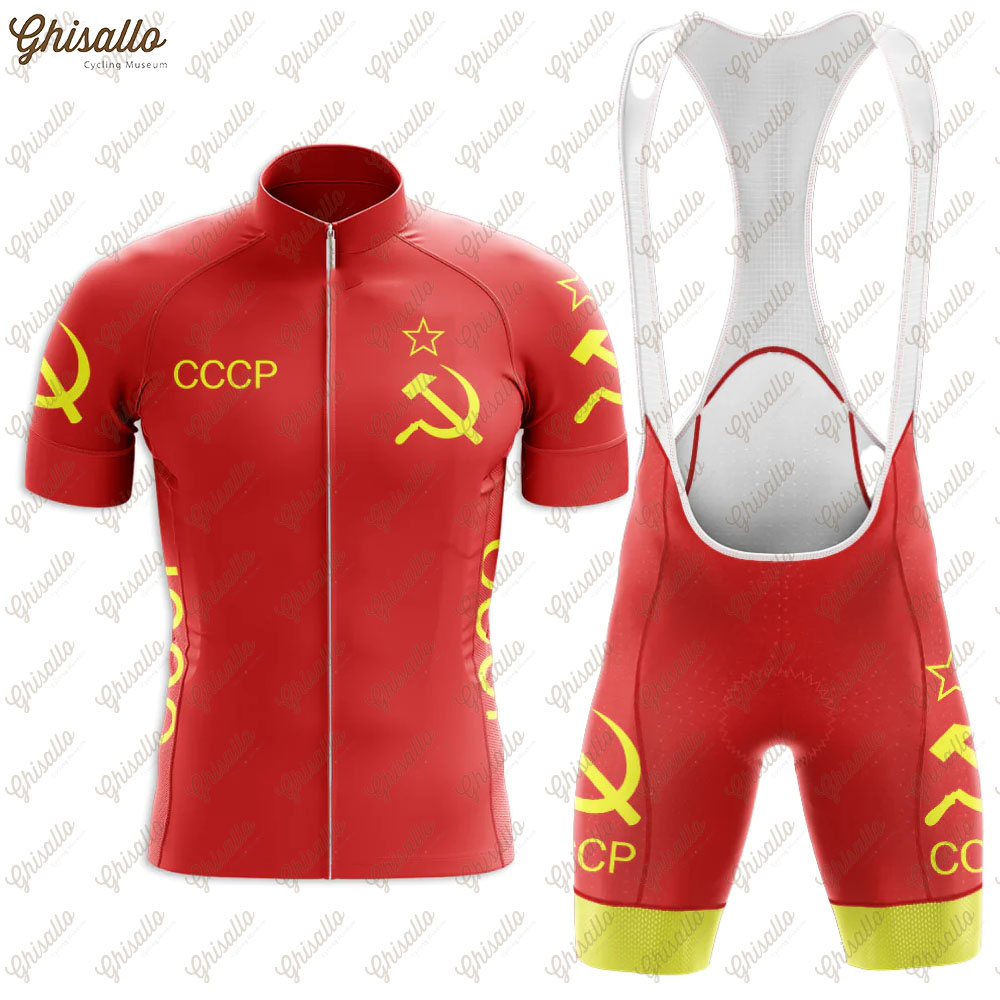 Sports Equipment Kit - Setelan Jersey bersepeda tim Triathlon Retro