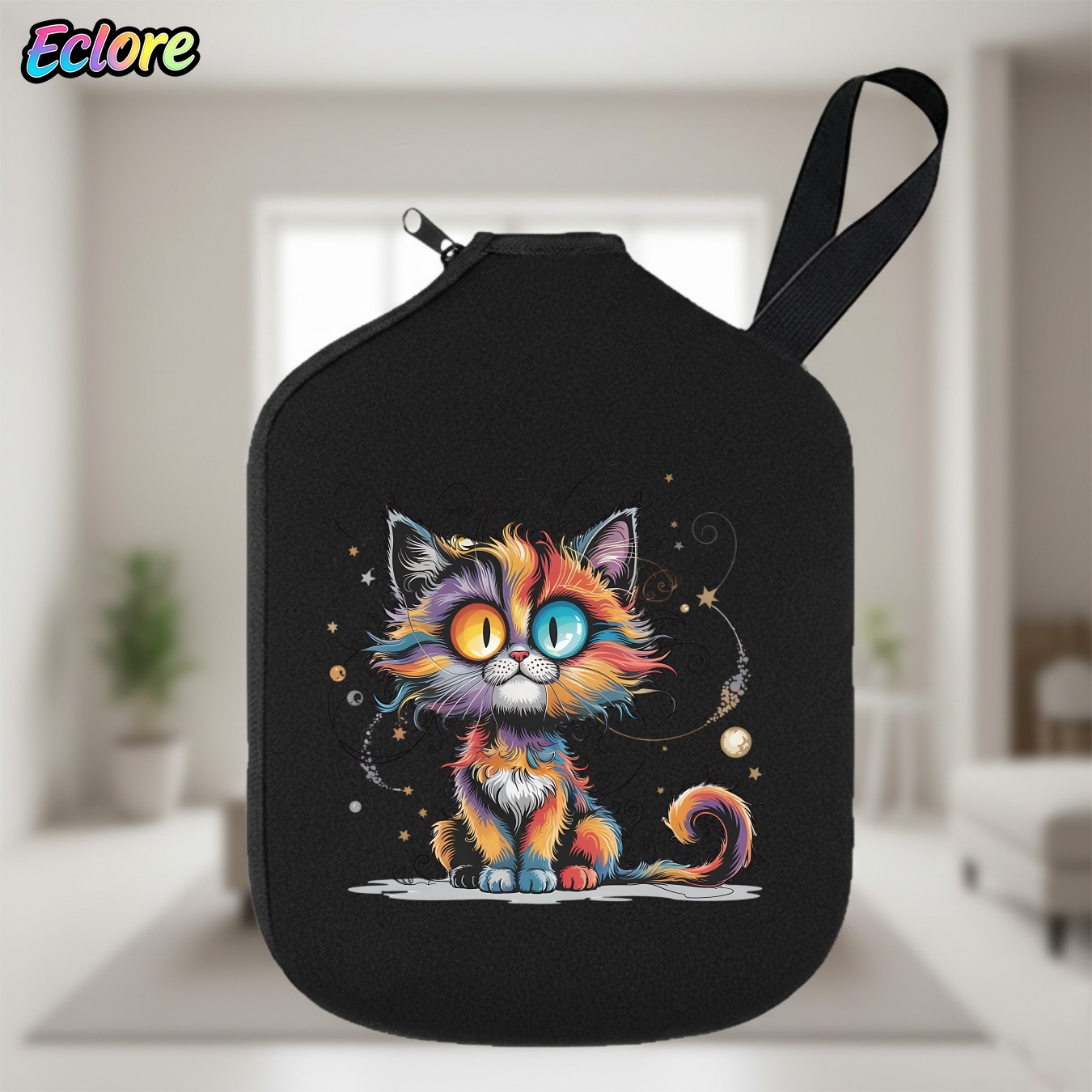 Sports Equipment Game - Tas Dayung Pickleball Galaxy Star Cat,