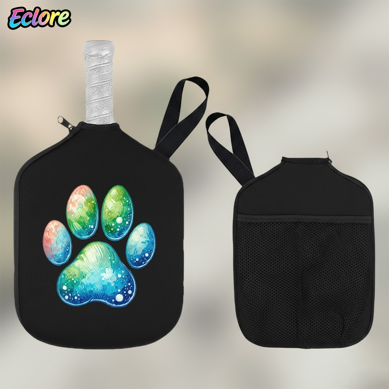 Sports Equipment Game - Tas Dayung Pickleball Motif Cakar Kucing