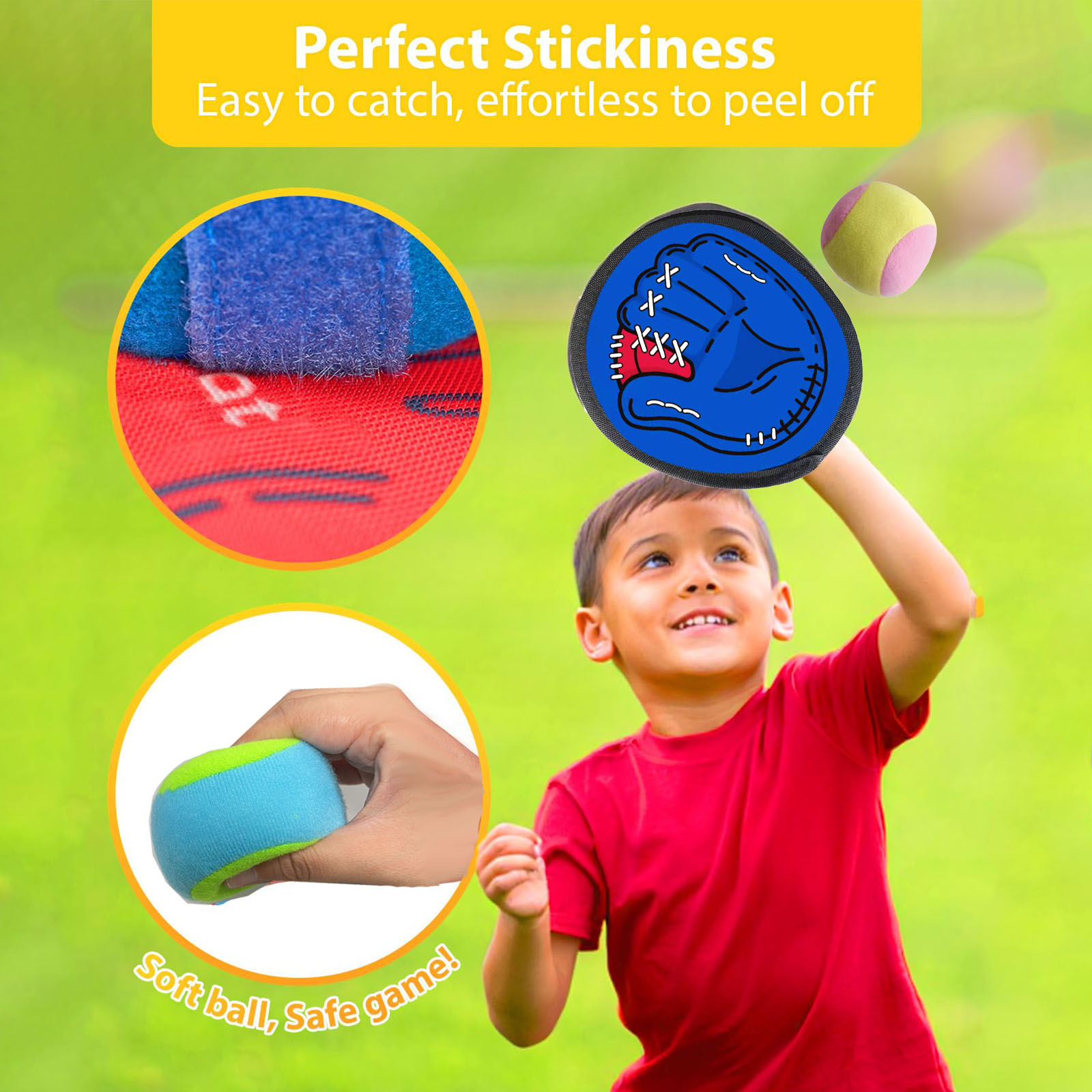 4Set Mainan Bola Lengket Pengi - Sports Equipment For Kids ulasan dan harga