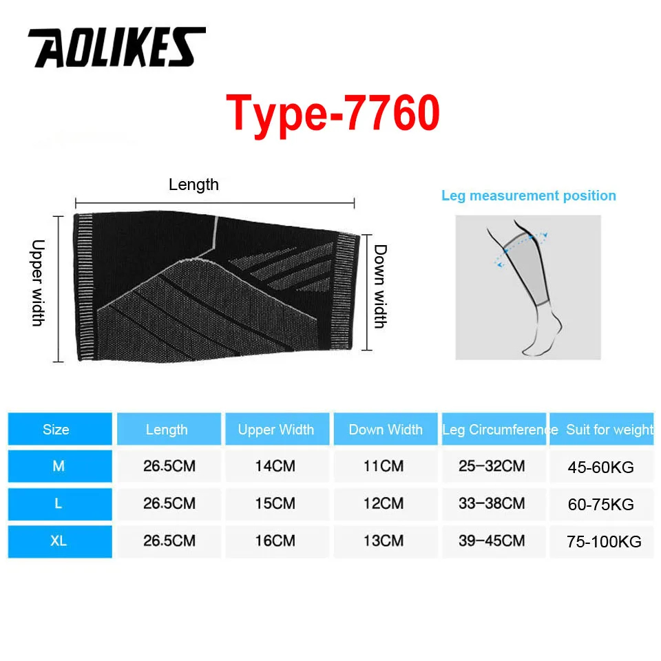 AOLIKES penjepit lutut kompres - Sports Equipment Knee Support ulasan dan harga
